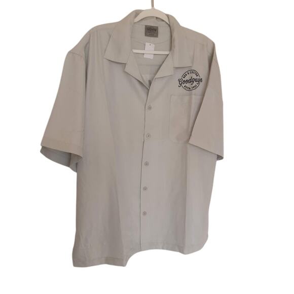 Goodguys Rod & Custom Association Button Up Shirt XL Gray - Picture 1 of 5